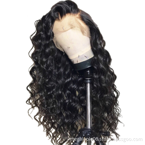 Adjustable Wig 360 Loose Wave Lace Frontal Pre-Plucked 360 Full Lace Wigs Wet And Wavy Lace Closure Wig